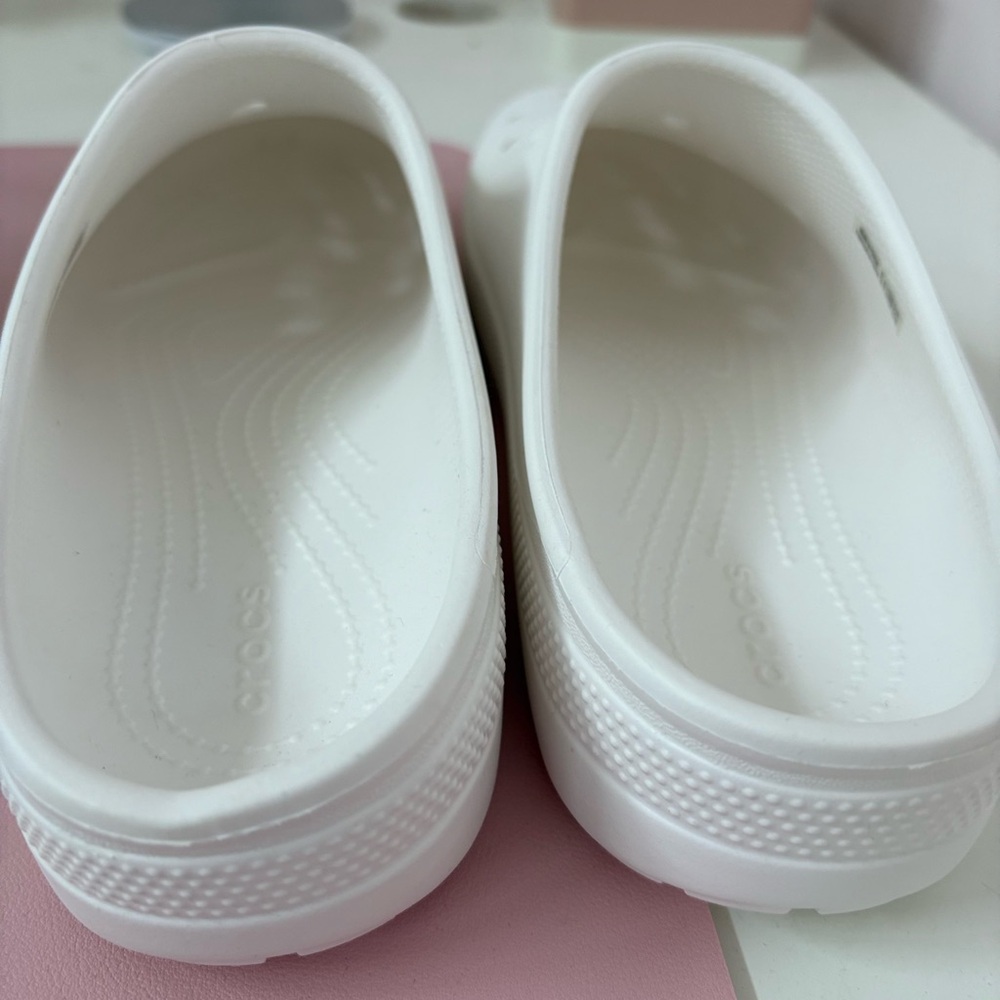CROCS White Ventilated Clogs - Picture 2 of 5